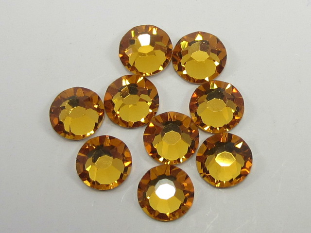 72 pcs. 20ss TOPAZ (maxima) FLATBACK PRECIOSA Rhinestones